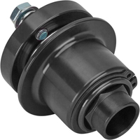 Proflow Aluminum Quick Release Hub Rim Style ,3/4 Inch Spring Loaded Hub Black Anodized