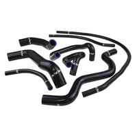 Proflow Radiator Hose Kit Silicone Black For Ford Falcon BA-FG 6 Cyl Barra 4.0L XR6 Turbo
