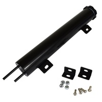 Proflow Aluminium Radiator Overflow Tank Bottle and Cap Universal 50mm x 430mm Black