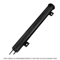 Proflow Aluminium Radiator Overflow Tank Bottle and Cap Universal 50mm x 480mm Black