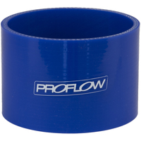 Proflow Hose Tubing Air intake Silicone Straight 1.00in. Straight 3in. Length Blue