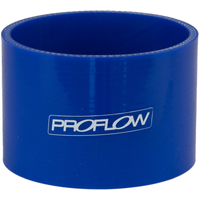 Proflow Hose Tubing Air intake Silicone Straight 3.00'' Blue