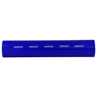 Proflow Hose Tubing Air intake Silicone Straight 4.00in. Straight 2Ft Length Blue