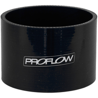 Proflow Hose Tubing Air intake Silicone Straight 6.00in. Straight 3in. Length Black