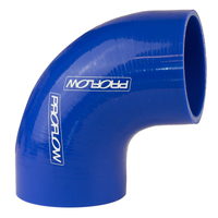 Proflow Hose Tubing Air intake Silicone Coupler 1.25in. 90 Degree Elbow Blue