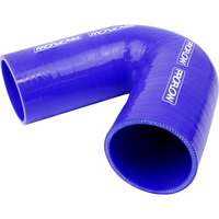 Proflow Hose Tubing Air intake Silicone Coupler 3.50in. 135 Degree Elbow Blue