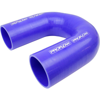 Proflow Hose Tubing Air intake Silicone Coupler 2.50in. 180 Degree Elbow Blue