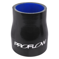 Proflow Hose Tubing Air intake Silicone Reducer 1.75in. - 2.00in. Straight Black