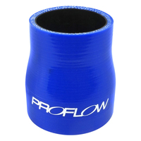 Proflow Hose Tubing Air intake Silicone Reducer 2.00in. - 2.25in. Straight Blue