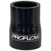 Proflow Hose Tubing Air intake Silicone Reducer 2.00in. - 2.75in. Straight Black
