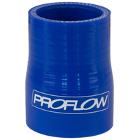 Proflow Hose Tubing Air intake Silicone Reducer 3.00in. - 4.00in. Straight Blue