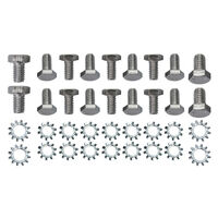 Proflow Oil Pan Bolt Kit Stainless Steel SB Chevrolet Oldsmobile V8 18 Piece Set