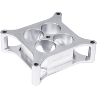 Proflow Carburettor Spacer Aluminium 2 in. Thick Tapered Combo 4150 Square Bore