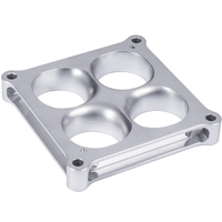 Proflow Carburettor Spacer Aluminium 1 in. Thick Tapered Combo 4500 Square Bore