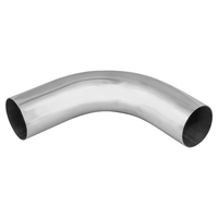 Proflow Stainless Steel Tubing Intercooler Exhaust SS304 3.50in. 90 Degree Elbow