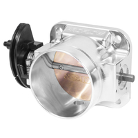 Proflow Throttle Body Universal 80mm Bore Size MPI Billet Aluminium Natural