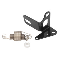 Proflow Throttle Cable Bracket Kickdown Lever Black Stainless Steel FiTech Each