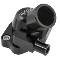Proflow Water Neck Billet Aluminium Swivel Black Anodised 45 Degree For Holden V8 253.308