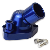 Proflow Water Neck Billet Aluminium Swivel Blue Anodised 45 Degree SB For Ford 289-351W