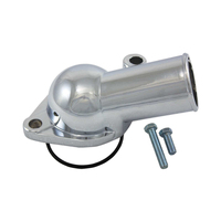 Proflow Aluminium Water Neck For Chevrolet 20° O'Ring Style Chrome
