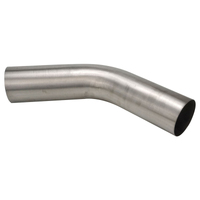Proflow Titanium Tubing Mandrel-Bend 3.00 in. 1.2mm Wall 45 Deg 152x152mm