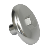 Proflow Oil Filter Sandwich Block Off Plate Aluminium For Ford 3/4 -16 Silver