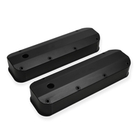 Proflow Valve Covers Tall Fabricated Aluminum Black Powder Coated For Ford Big Block 429 460 Pair