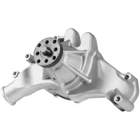 Proflow Water Pump Cast Aluminium Ultra Cool 8 Blade BB Chev Long Style Satin Finish Each