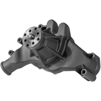 Proflow Water Pump Cast Aluminium Ultra Cool 8 Blade BB Chev Long Style Black Finish Each