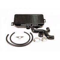 Top Mount Intercooler (suits Subaru 08+ GRB/VA STI) - Black PWTMIC06B