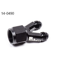 Radium 6AN Male 6 AN Male 10 AN Female Y Adapter Fitting