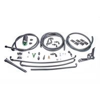 Radium Fuel Rail Plumbing Kit w/Stainless Filter - Subaru WRX/STI 08-14