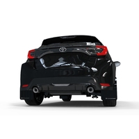 rallyarmor Black Mud Flap White Logo for Toyota GR Yaris Hatch 2020-22 