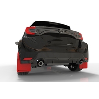 rallyarmor Red Mud Flap Black Logo for Toyota GR Yaris Hatch 2020-22 