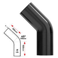 Redback Silicone Hose (2-1/4") 45¡ Bend