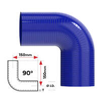 Redback Silicone Hose (1-1/2") 90¡ Bend
