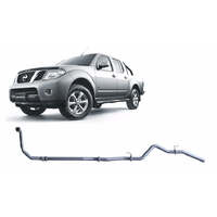 Redback Extreme Duty Exhaust for Nissan Navara D40 3.0L V6 (01/2011-07/2015)(With Cat,With Large Muffler)