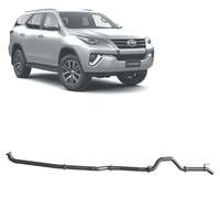 Redback Extreme Duty Exhaust for Toyota Fortuner 2.8L (01/2015-on)(No Muffler (pipe only))