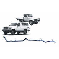 Redback Extreme Duty Exhaust for Toyota Landcruiser 78 Series (01/1990-01/2007), Toyota Landcruiser 75 Series (03/1990-11/1999)(With Resonator,Safari 