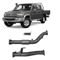 Redback Extreme Duty Exhaust DPF Adaptor Kit for Toyota Landcruiser 76 Series Wagon, 79 Series Single and Double Cab (11/2016-on)(Without Cat)