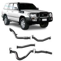 Redback Extreme Duty Exhaust for Toyota Landcruiser 100 Series 4.2L (10/2000-10/2007)(With Cat,With Large Muffler)