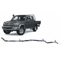 Redback Extreme Duty Exhaust for Toyota Landcruiser 79 Series Double Cab (01/2012-10/2016)(No Muffler (pipe only),Without Cat)