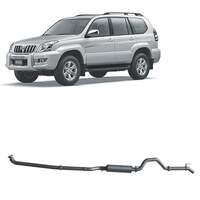 Redback Extreme Duty Exhaust for Toyota Prado 120 Series 1KZ-TE (10/2002-10/2006)(With Large Muffler)