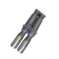 Redback Extreme Duty Rear Hot Dog Muffler for Toyota Landcruiser 200 Series 4.5L V8 (11/2007 - on)