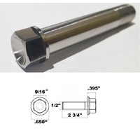 1/2 UNF X 2 3/4" TITANIUM FLANGE HEX BOLT GRADE 5