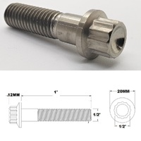 1/2X1' UNF ITANIUM 12 POINT BOLT GRADE 5