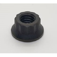 1/4 UNC BLACK TITANIUM 12 POINT NUT GRADE 5