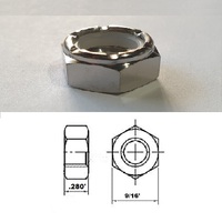 3/8 UNC TITANIUM HEX NYLOCK NUT GRADE 5