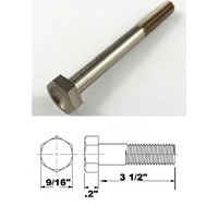 3/8 UNF X 3 1/2" TITANIUM HEX BOLT GRADE 5