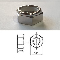 5/16 UNF TITANIUM HEX LOCK NUT GRADE 5
